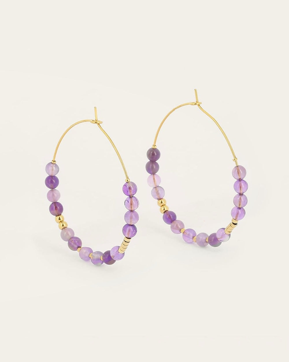 Boucles d'oreilles Jessi (Acier doré)
