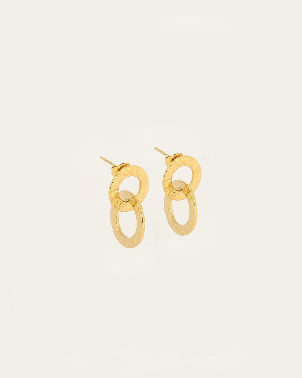 Boucles d'oreilles Kieb (Acier doré)