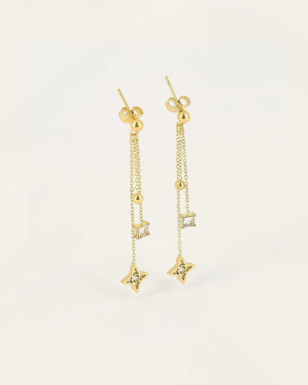 Manhattan Earrings (Gold-plated Steel)