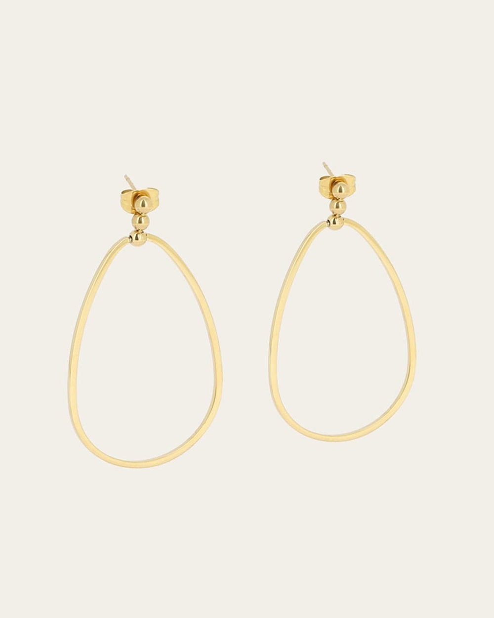 Pera Earrings (Gold-plated steel)