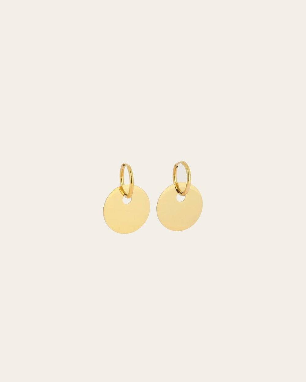 Boucles d'oreilles Ronda (Acier doré)