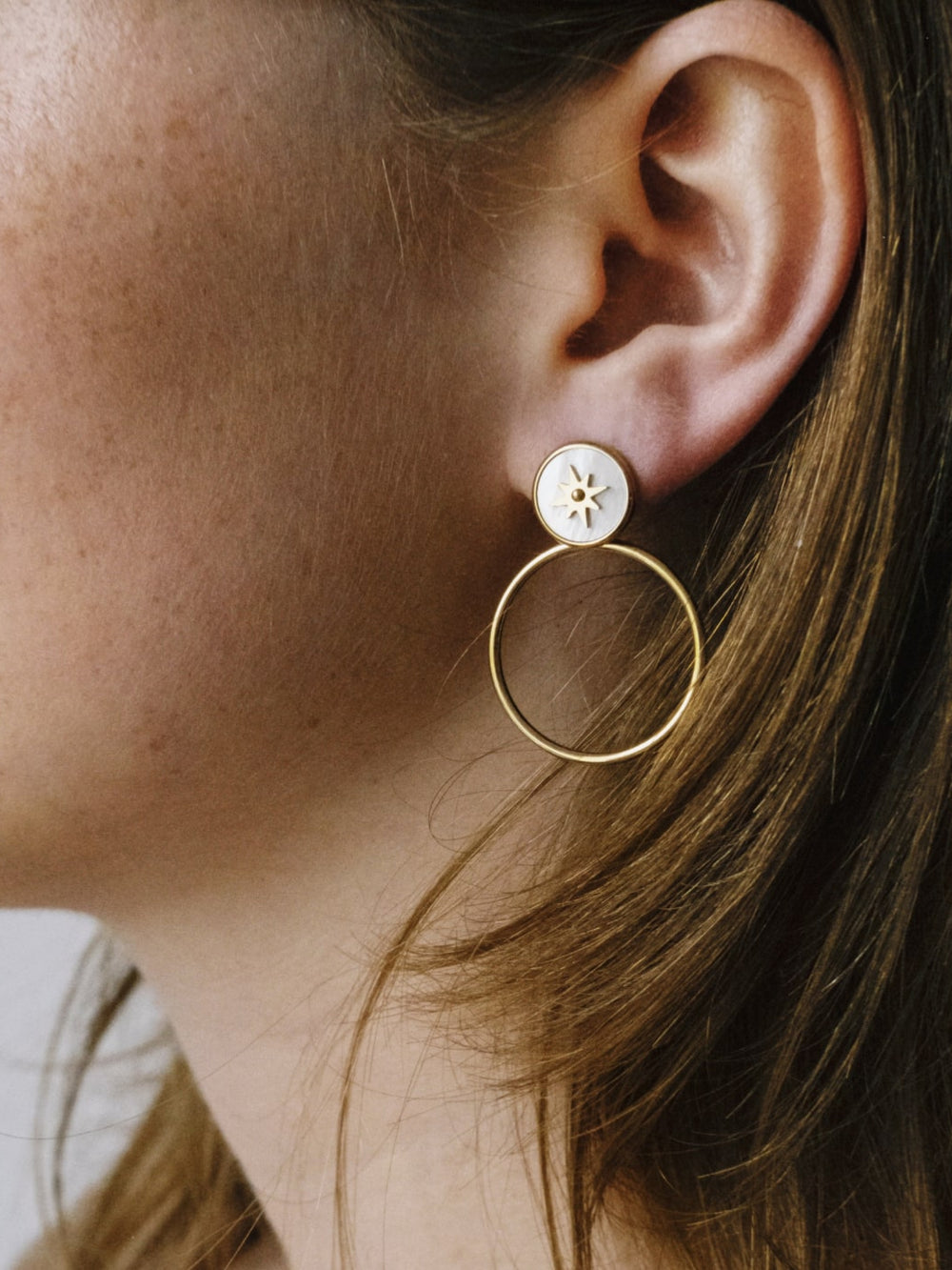 Boucles d'oreilles Sun