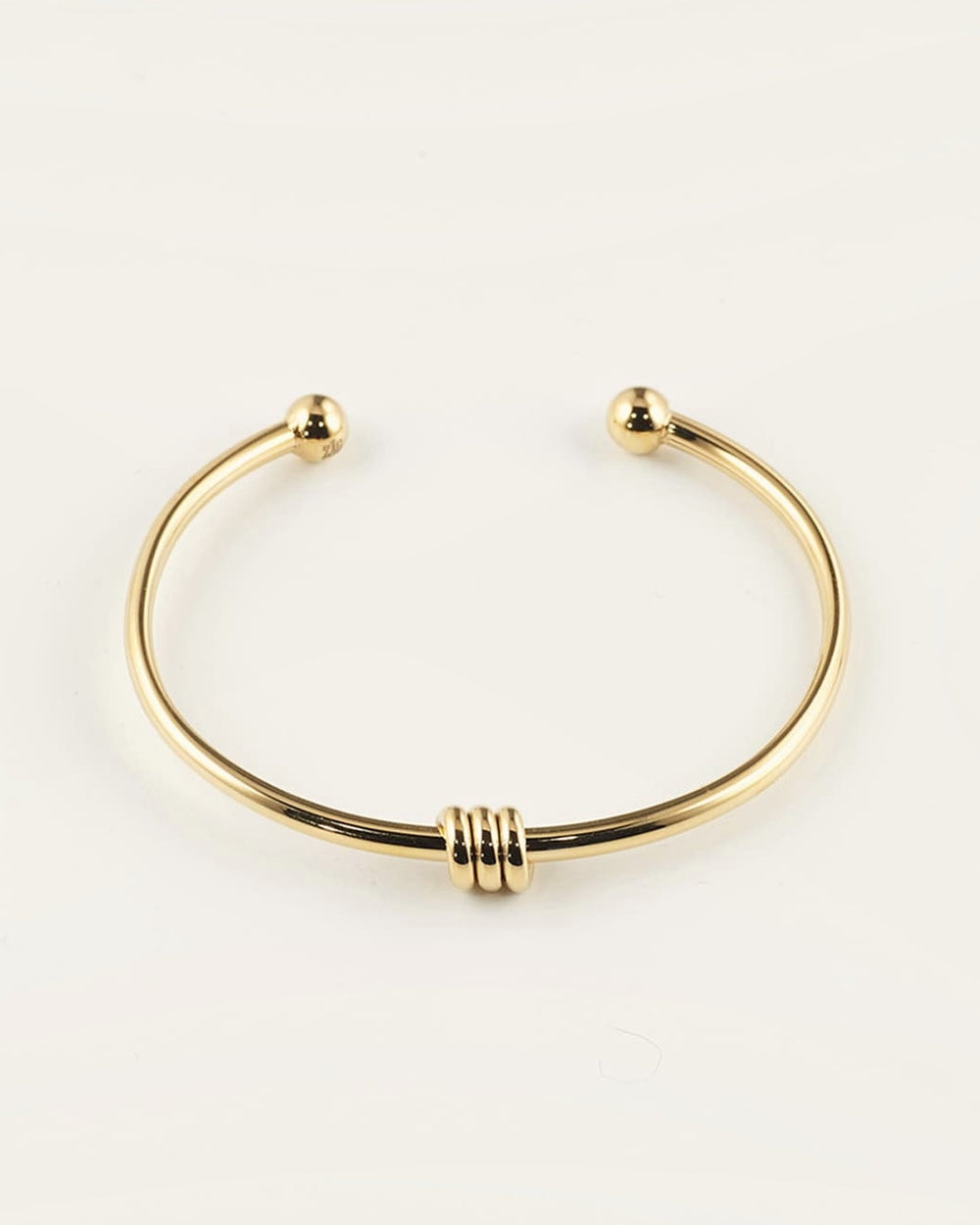 Bracelet Jonc Pei (Acier doré)