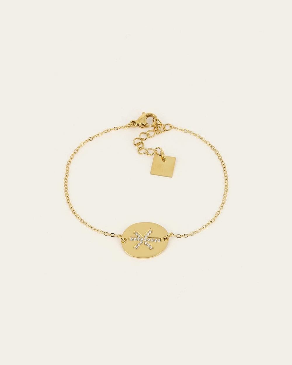 Bracelet #OCTOBREROSE (Acier doré)
