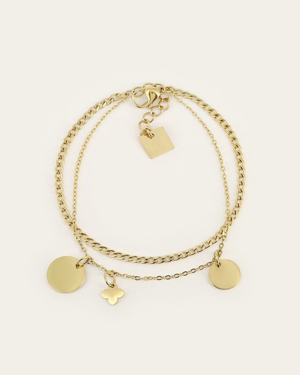 Pastillas Bracelet (Gold-plated steel)