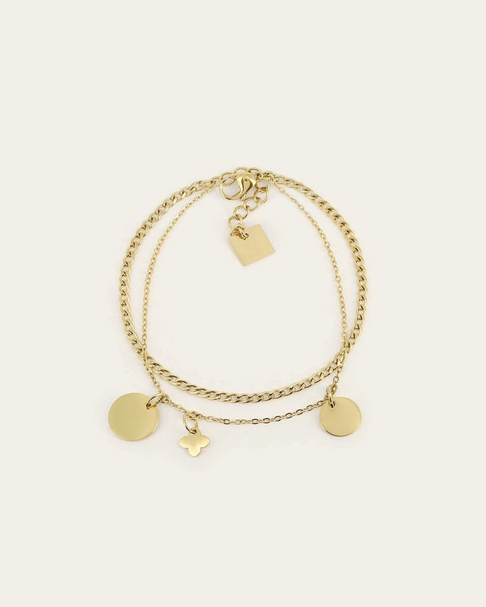 Bracelet Pastillas (Acier doré)