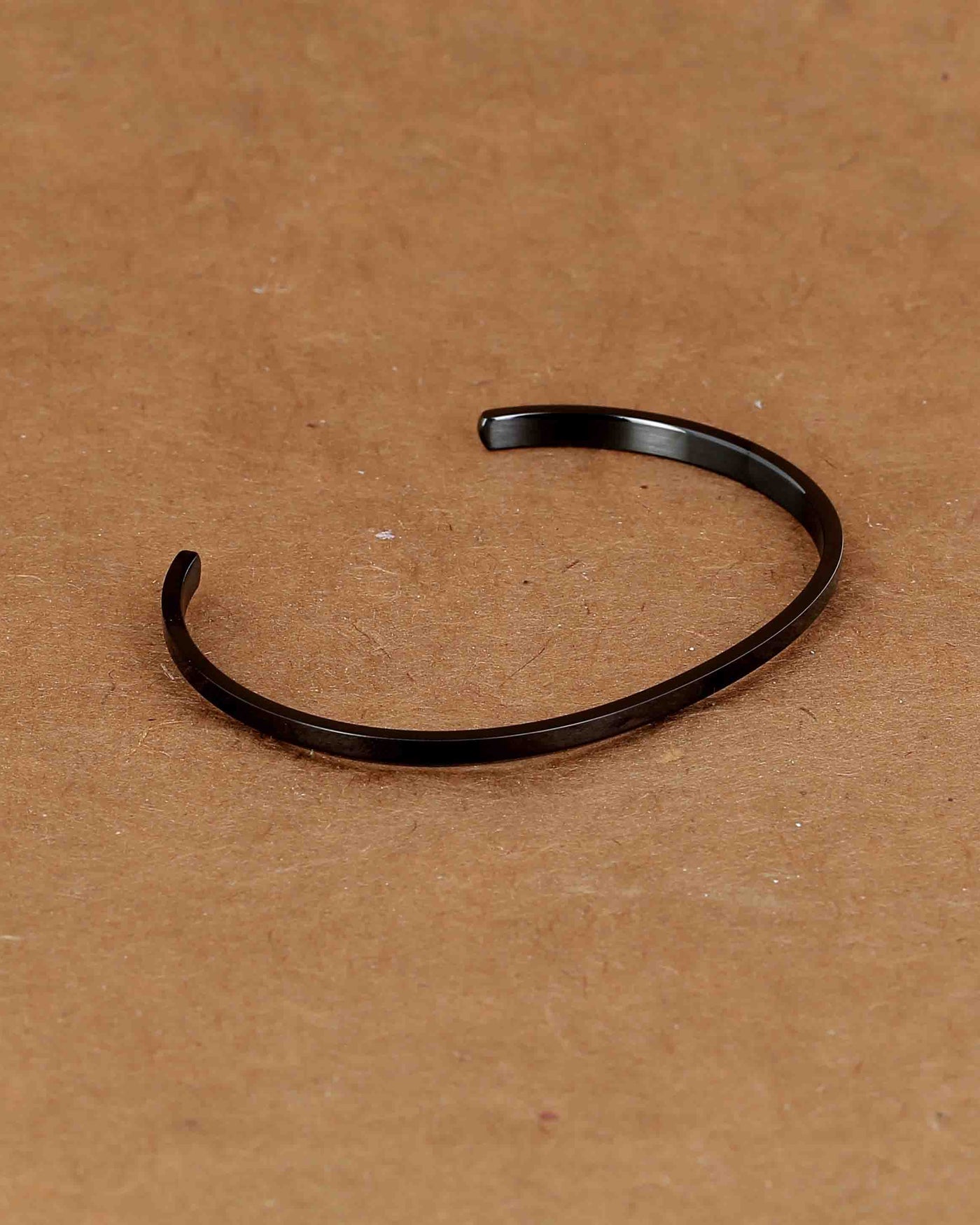 Bracelet Jonc Arthur (Acier noir)