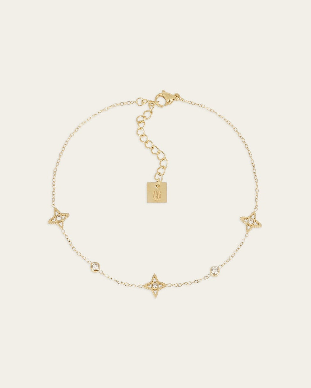 Manhattan Anklet (Gold-plated Steel)