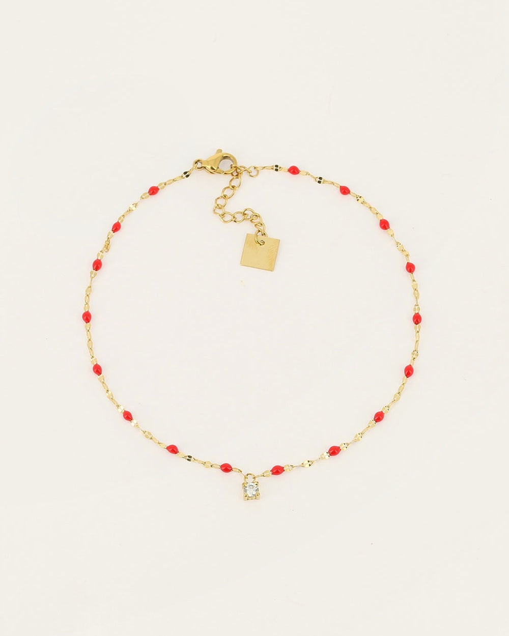 Poppy Anklet (Gold-plated steel)