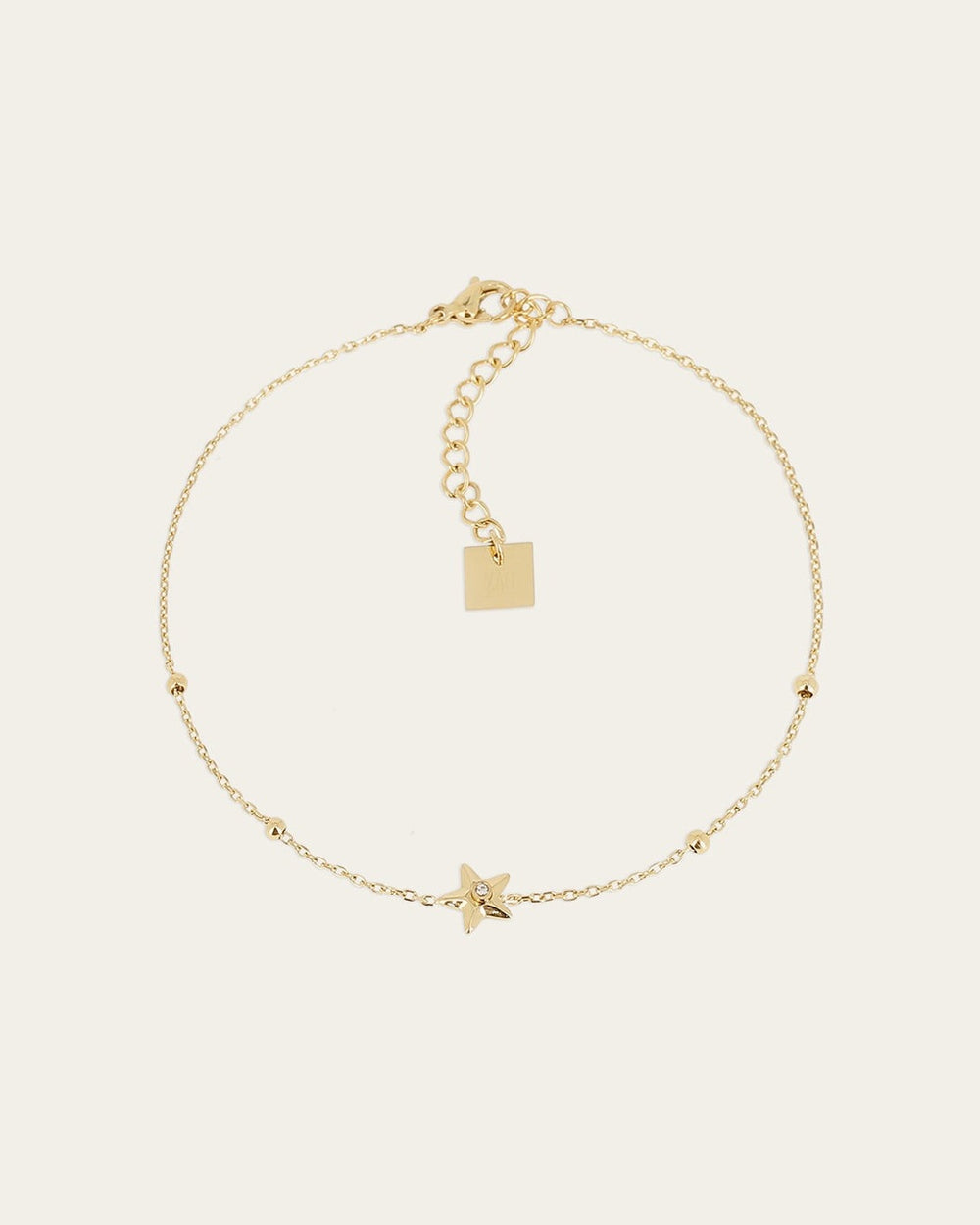 Delta Anklet (Gold-plated Steel)