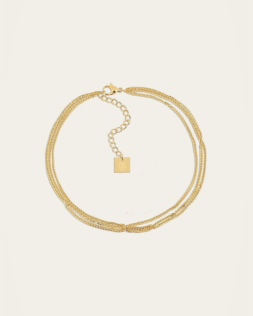 Claudine Ankle Chain (Gold-plated Steel)