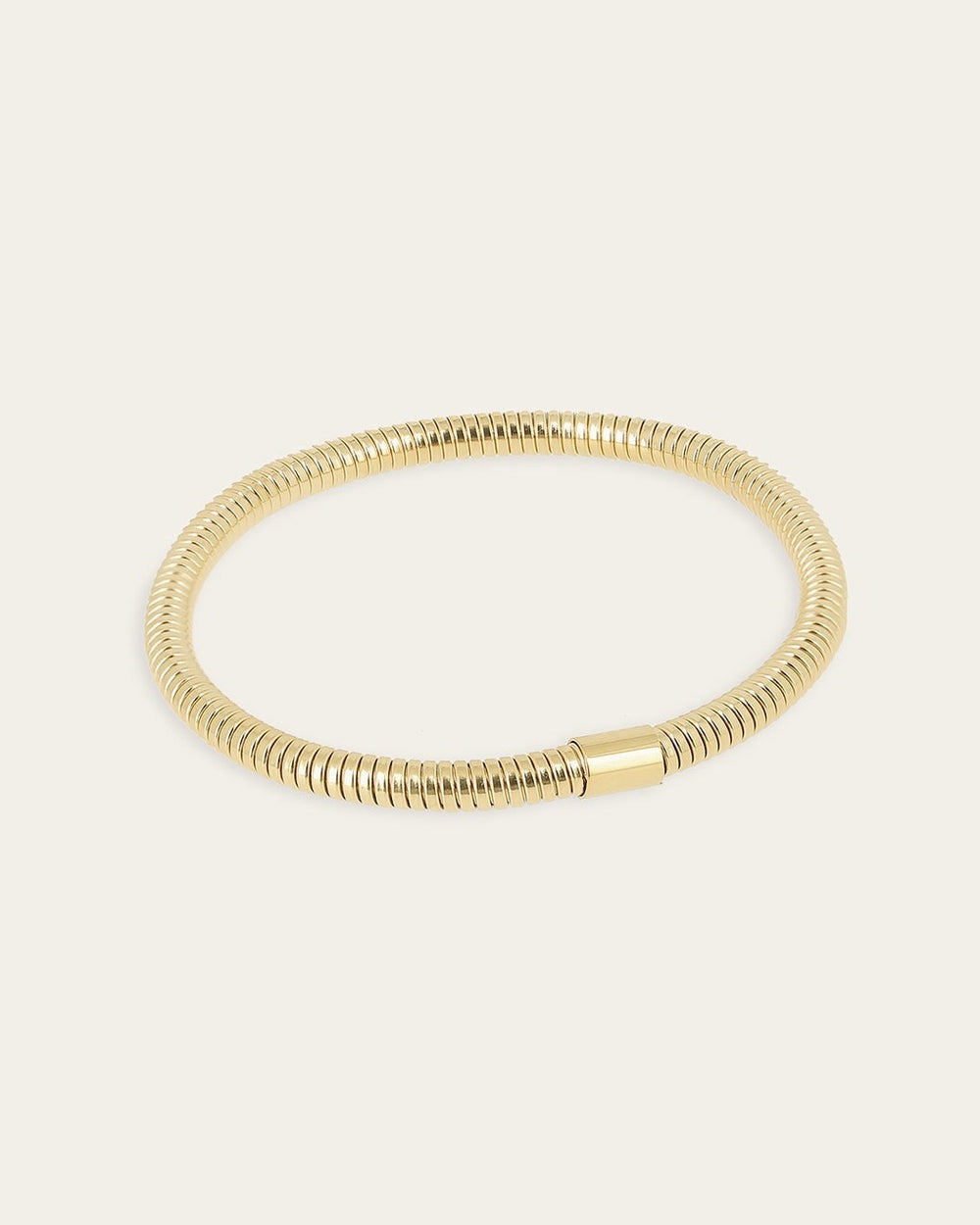 Bracelet Jonc Nadège (Acier doré)