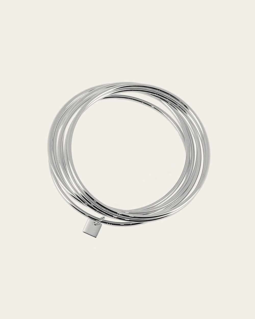 Theon Bangle Bracelet (Gold-plated steel)