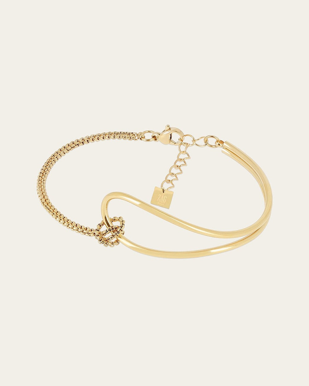 Bracelet Jonc Hibari (Acier doré)
