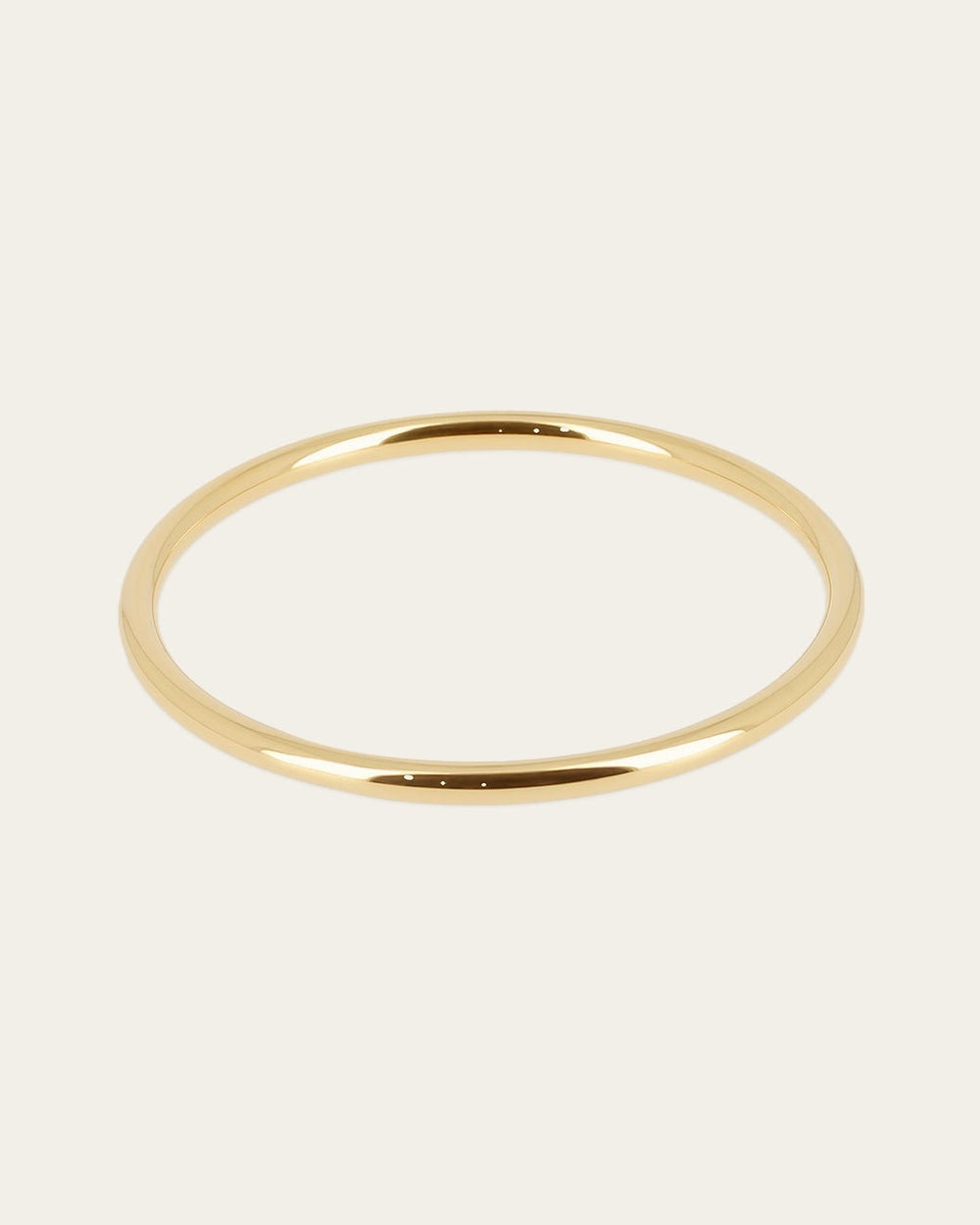 Icy Bangle Bracelet (Gold-plated steel)