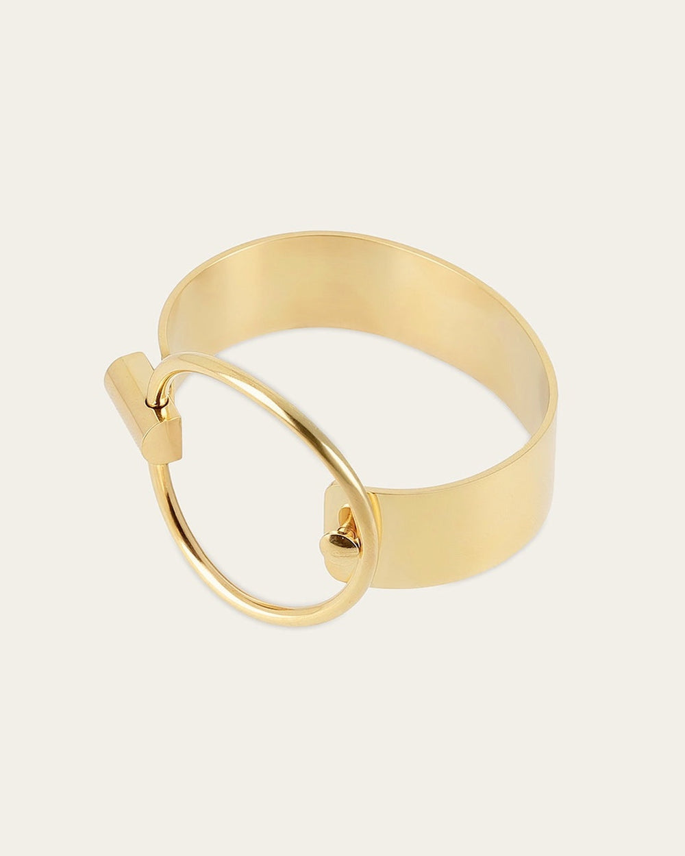 Bracelet Jonc Alwena (Acier doré)