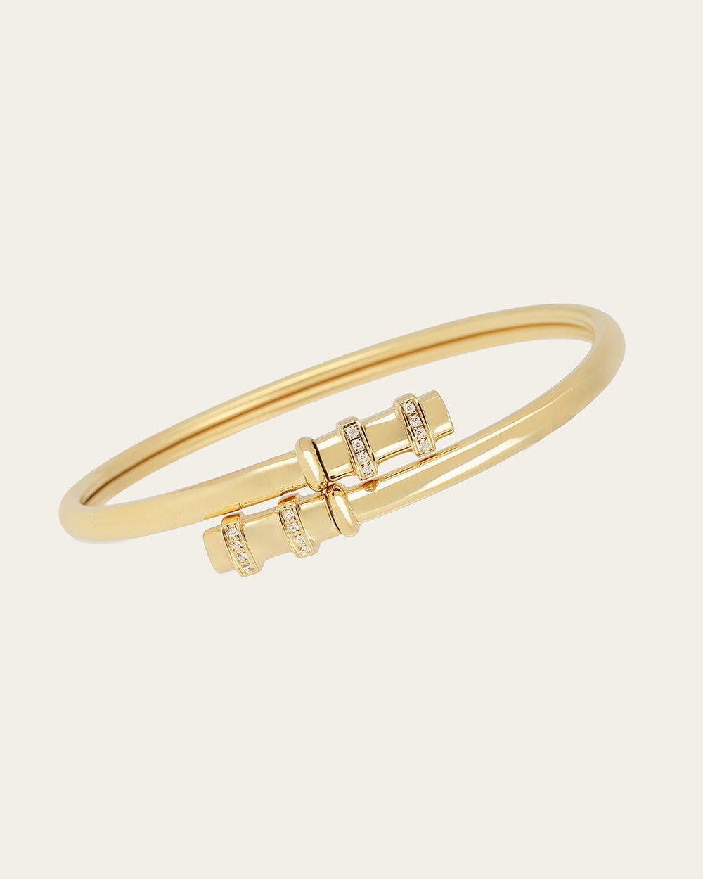 Corrado Bangle (Gold-plated steel)