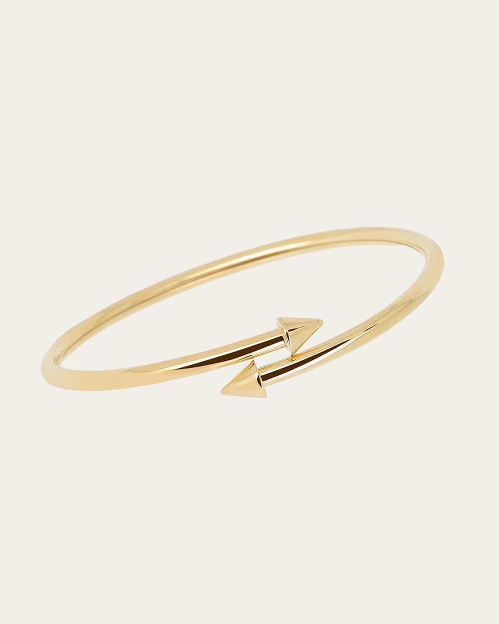 Olympio Bangle (Gold-plated steel)