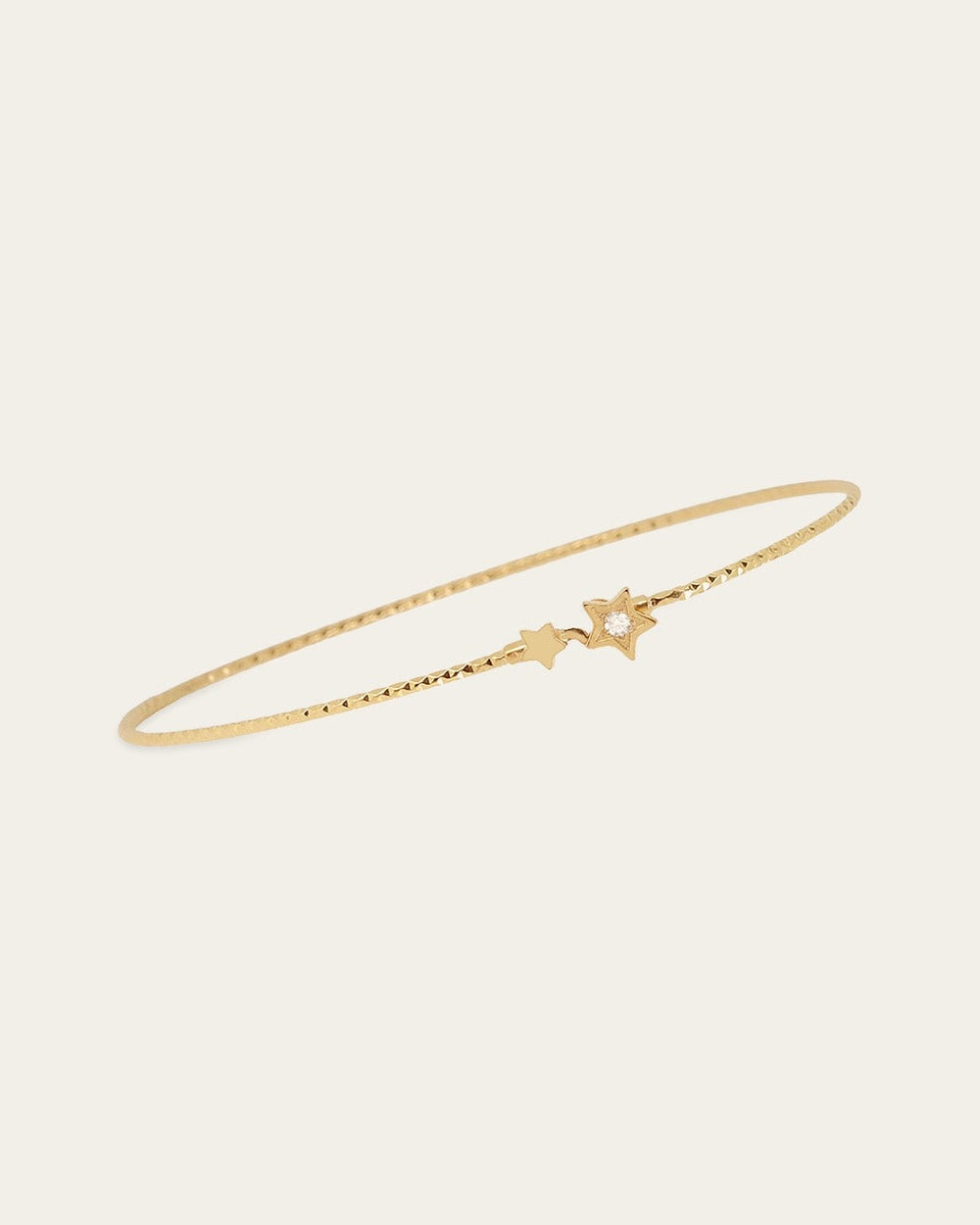 Aéris Bangle (Gold-plated steel)