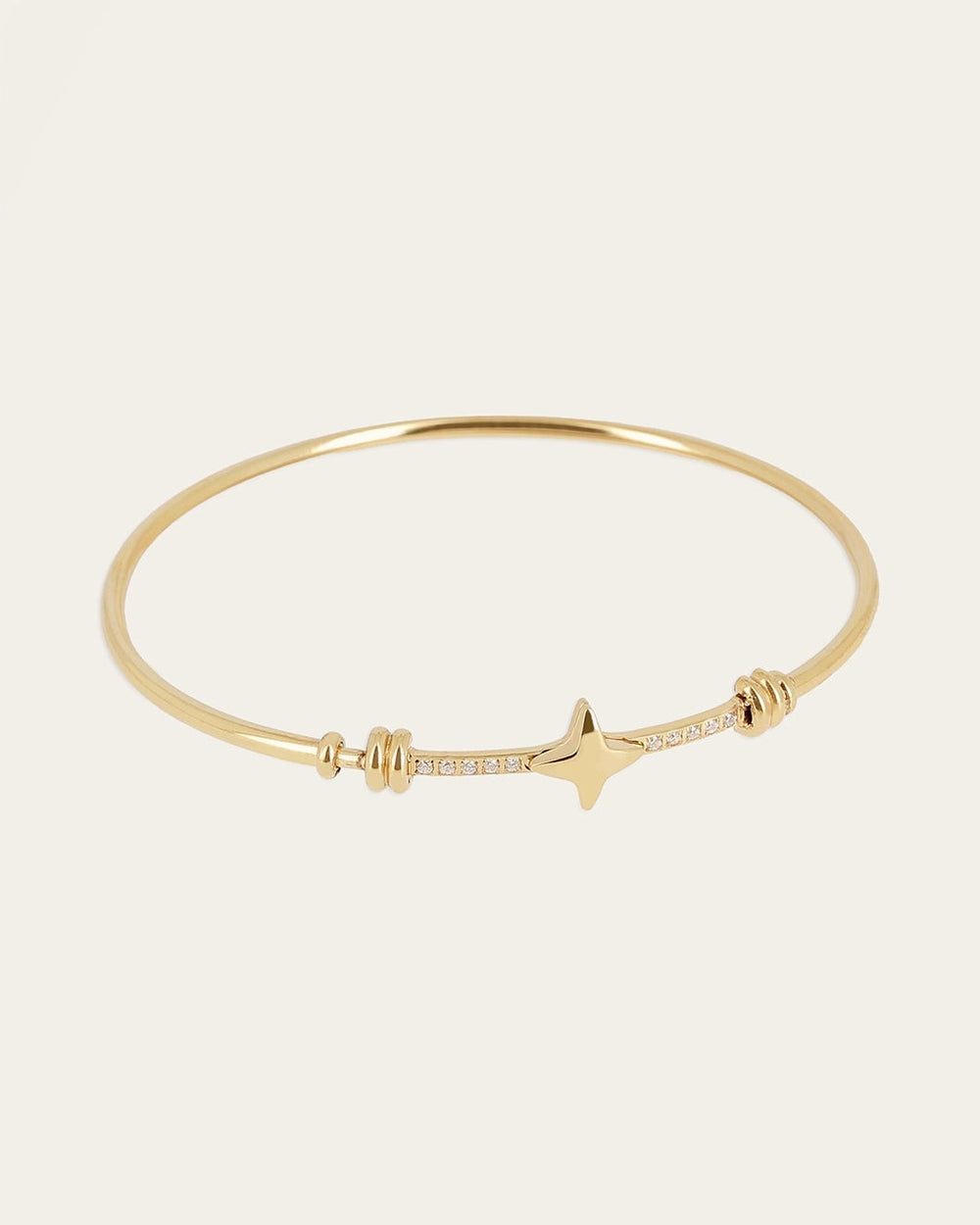Erbajolo Bangle (Gold-plated steel)
