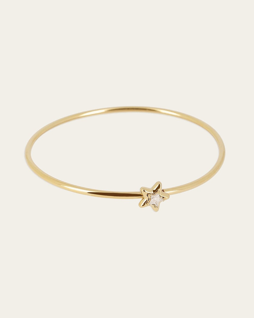 Aghione Bangle (Gold-plated steel)