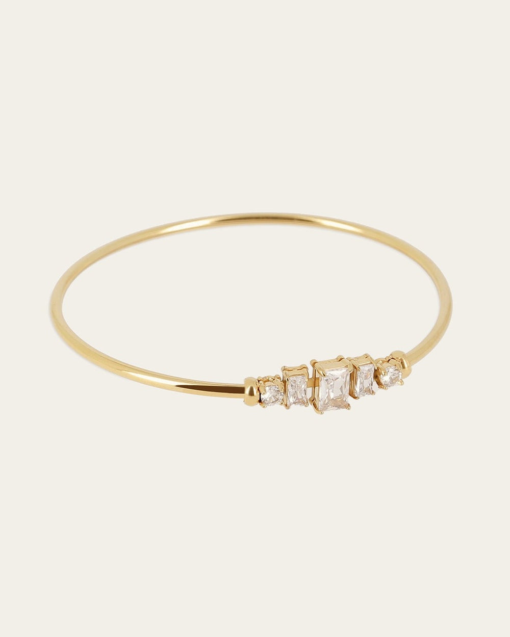 Capra Bangle (Gold-plated steel)