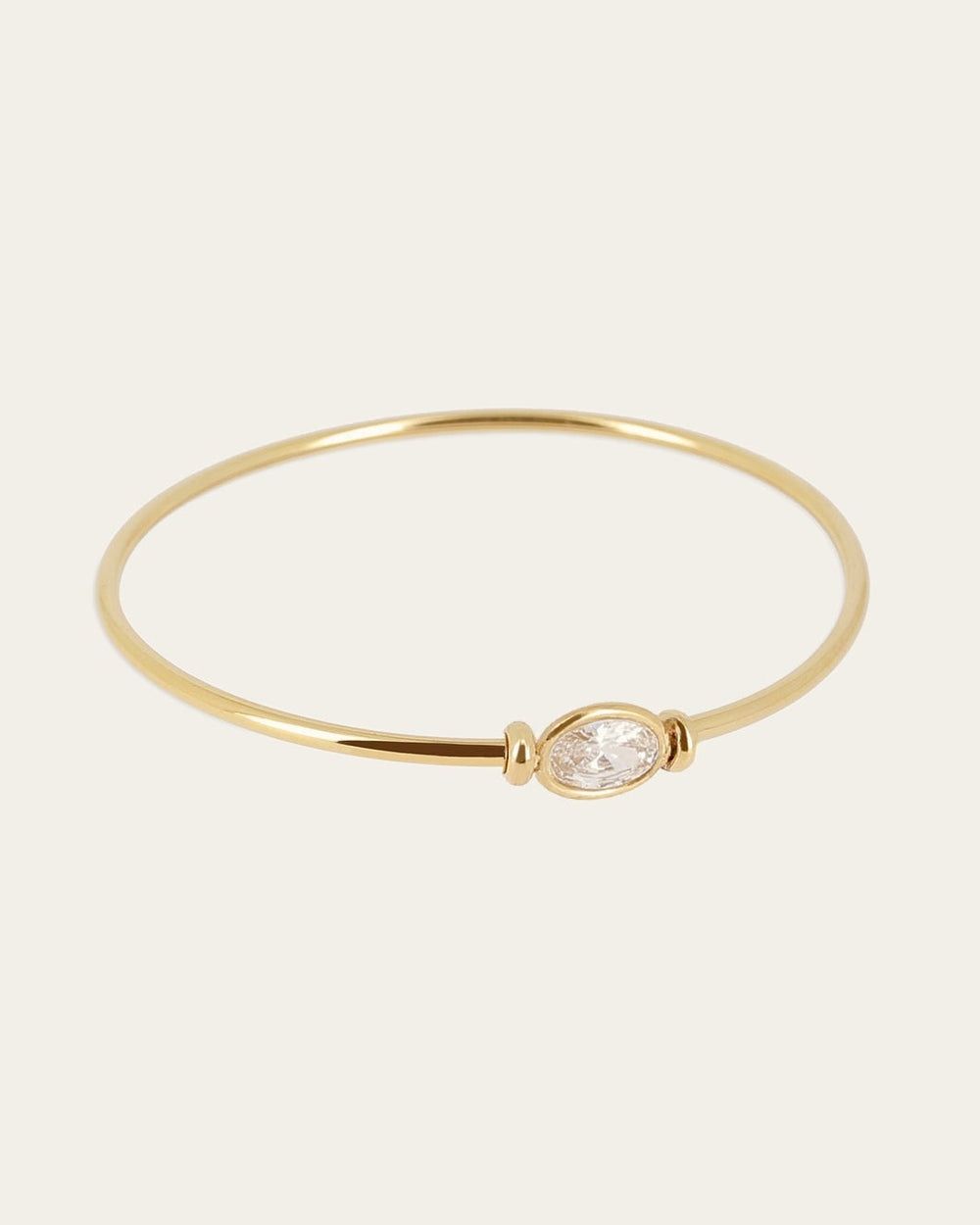 Troia Bangle (Gold-plated steel)