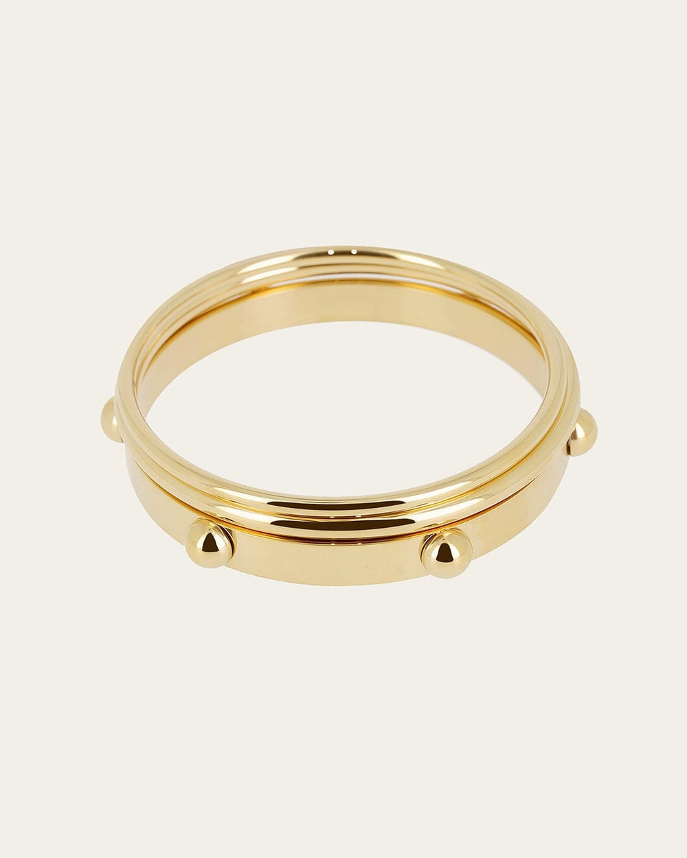 Foligno Bangles (Gold-plated steel)