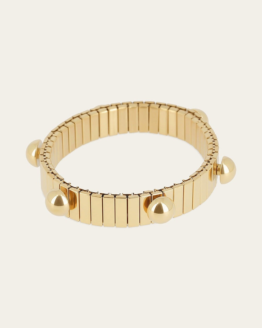 Bracelet Jonc Monte (Acier doré)