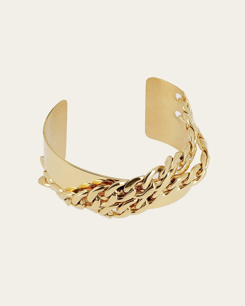 Artesa Bangle (Gold-plated steel)