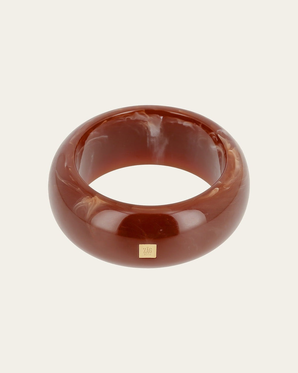 Poliu Bangle (Gold-plated steel)