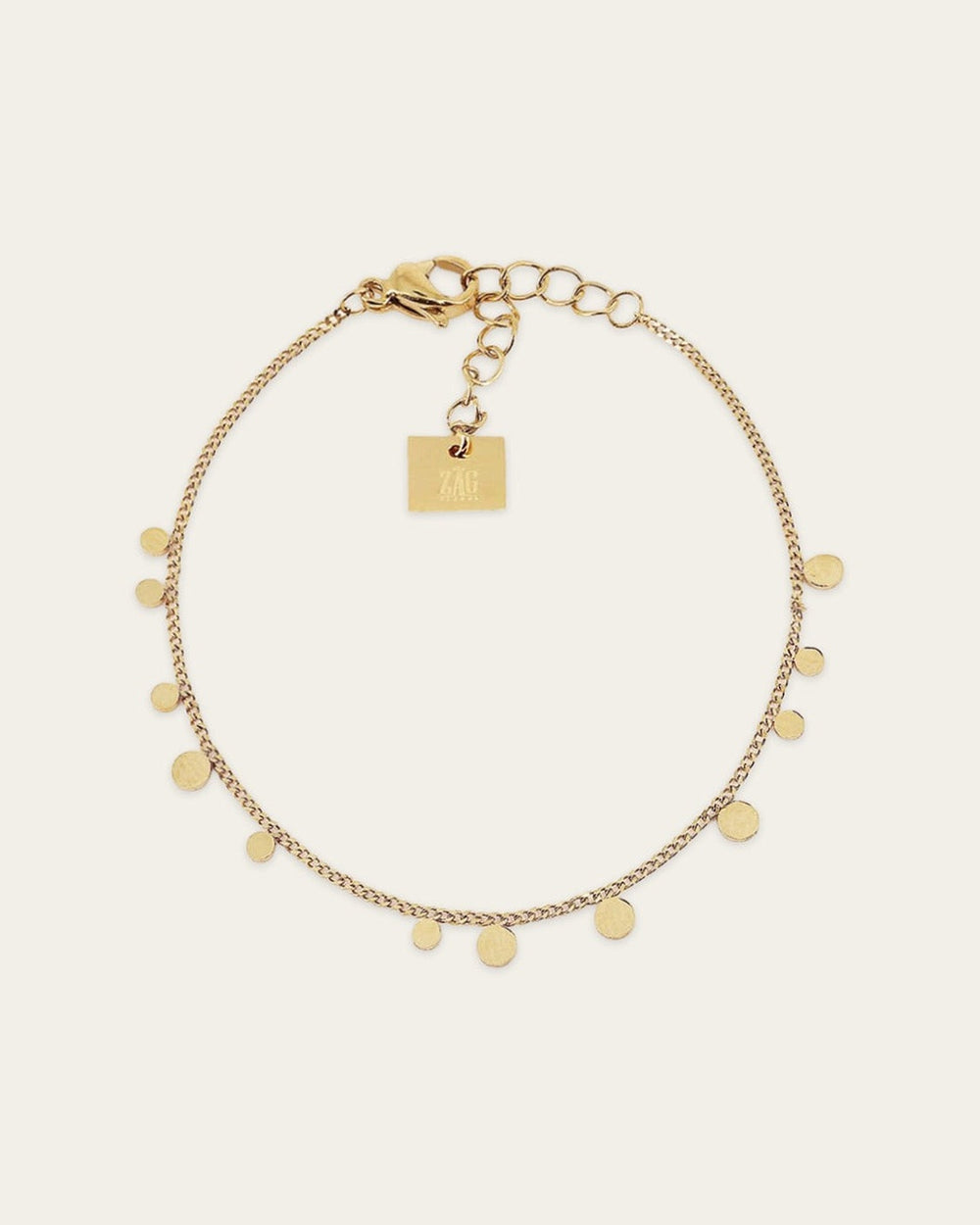 Mini Confettis Bracelet (Gold-plated Steel)