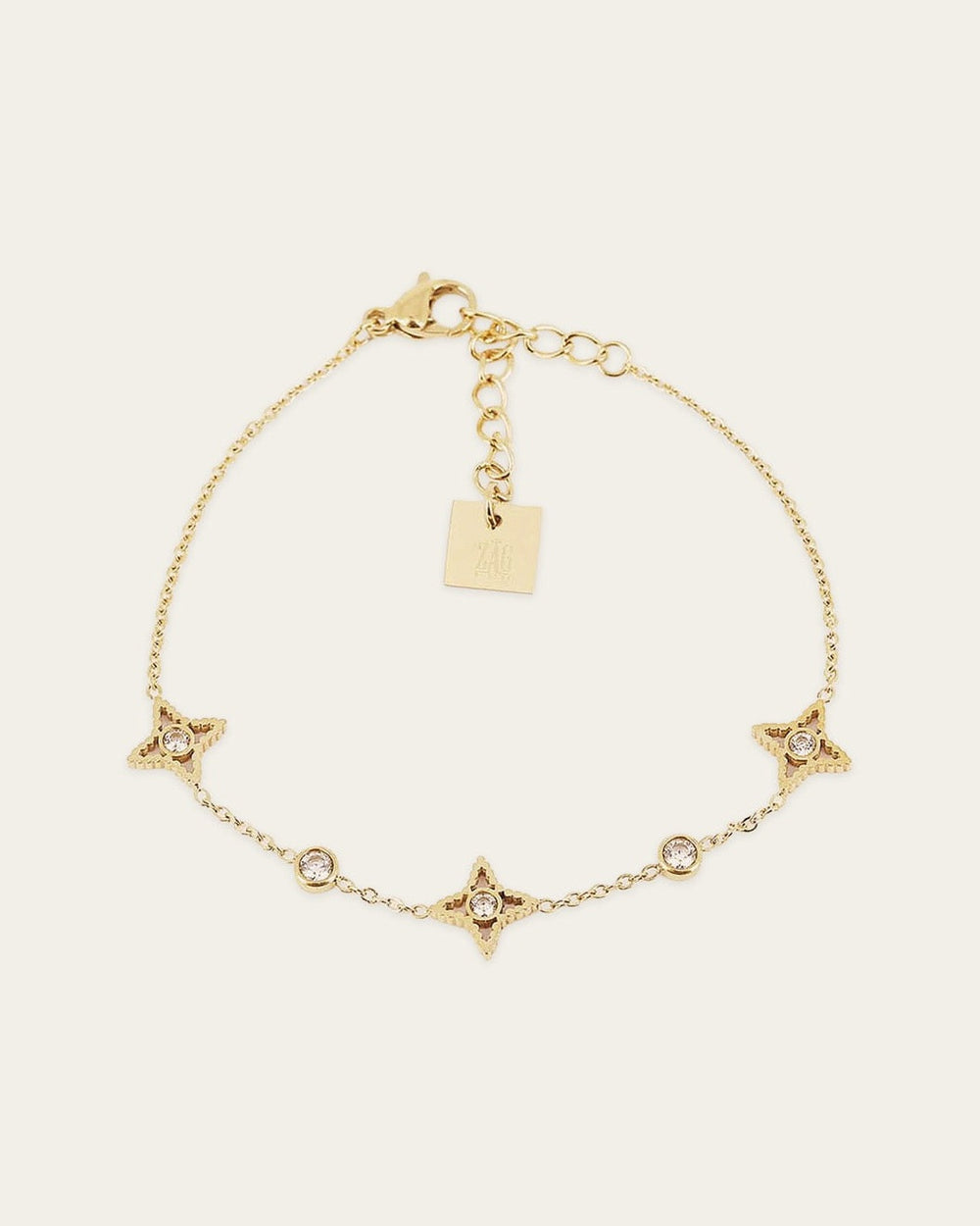 Manhattan Bracelet (Gold-plated steel)
