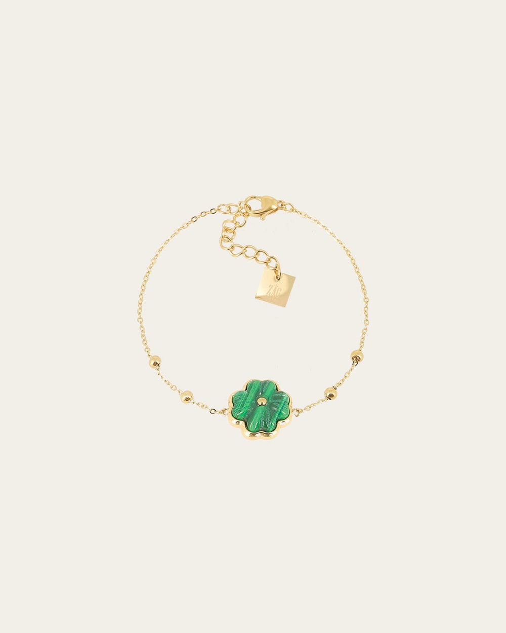Trifolium Bracelet (Gold-plated steel)