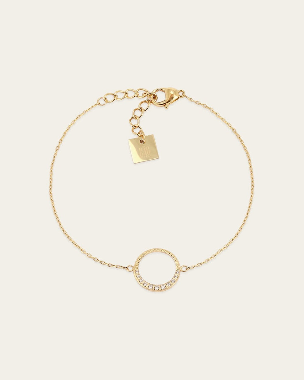 Bracelet Cloud (Acier doré)