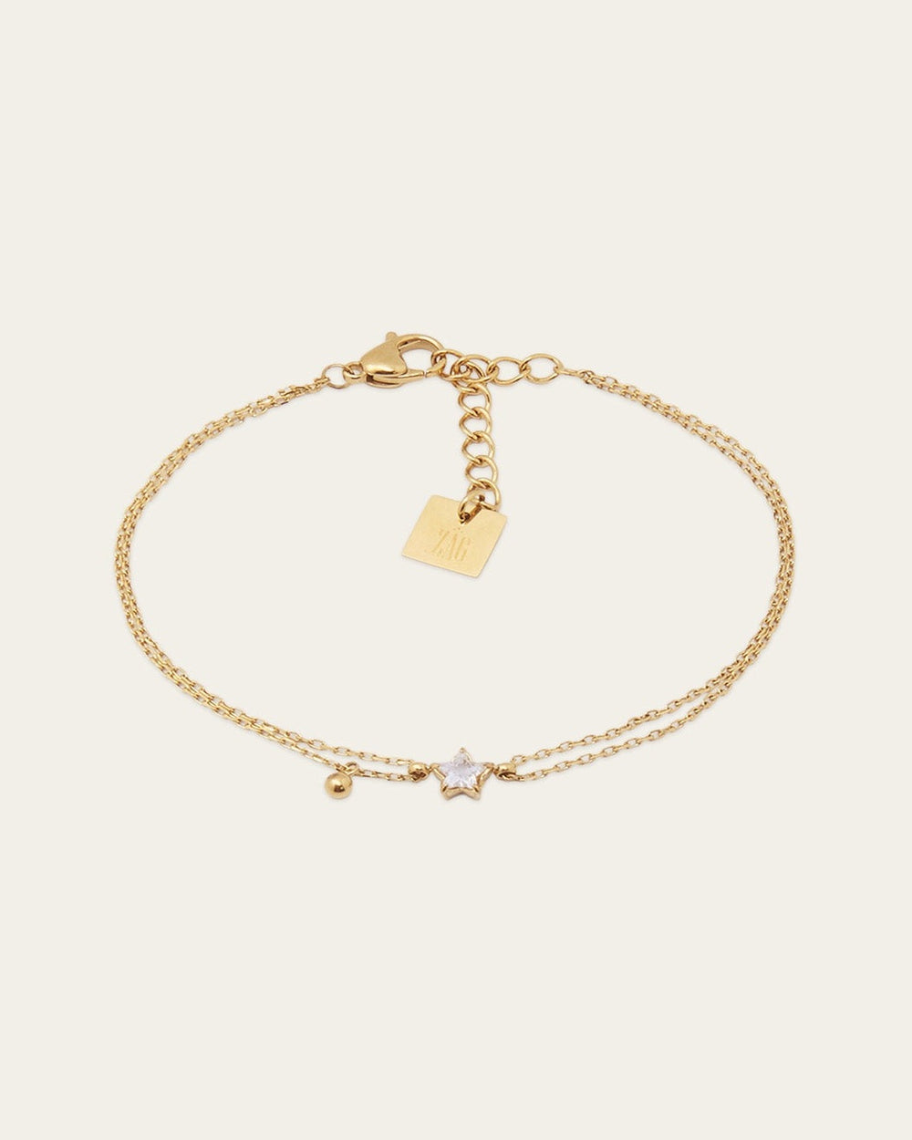 Céline bracelet (Gold-plated steel)