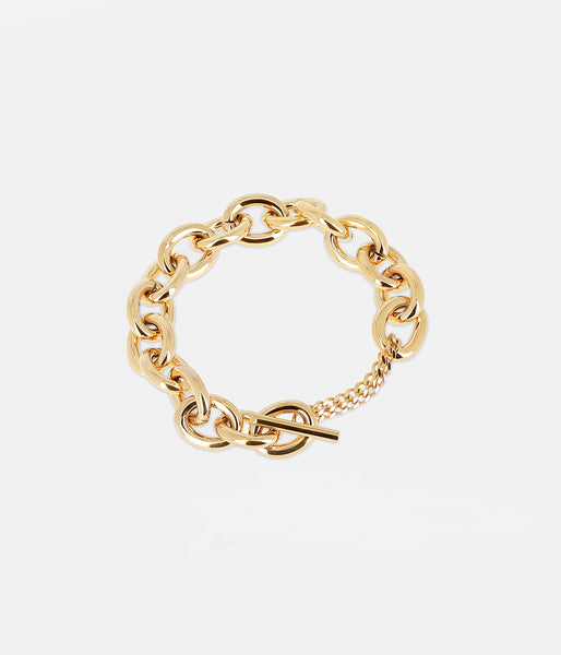 Bracelet Ecume (Acier doré)