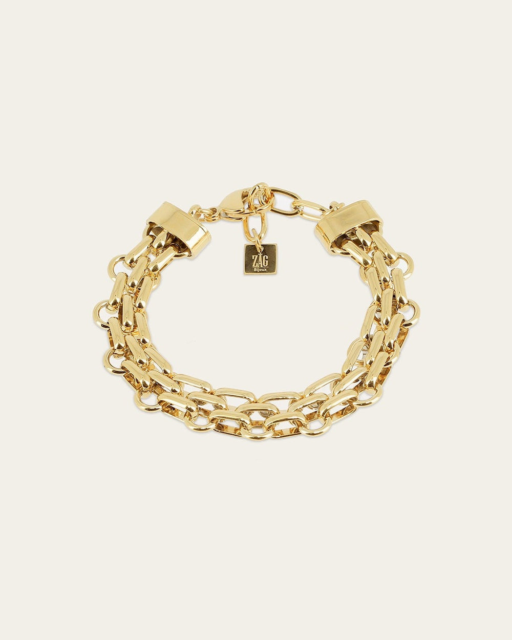Bracelet Thésée (Acier doré)