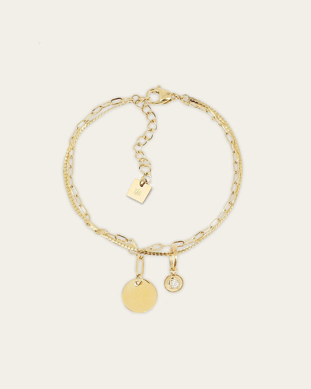 Bracelet Fretia (Acier doré)