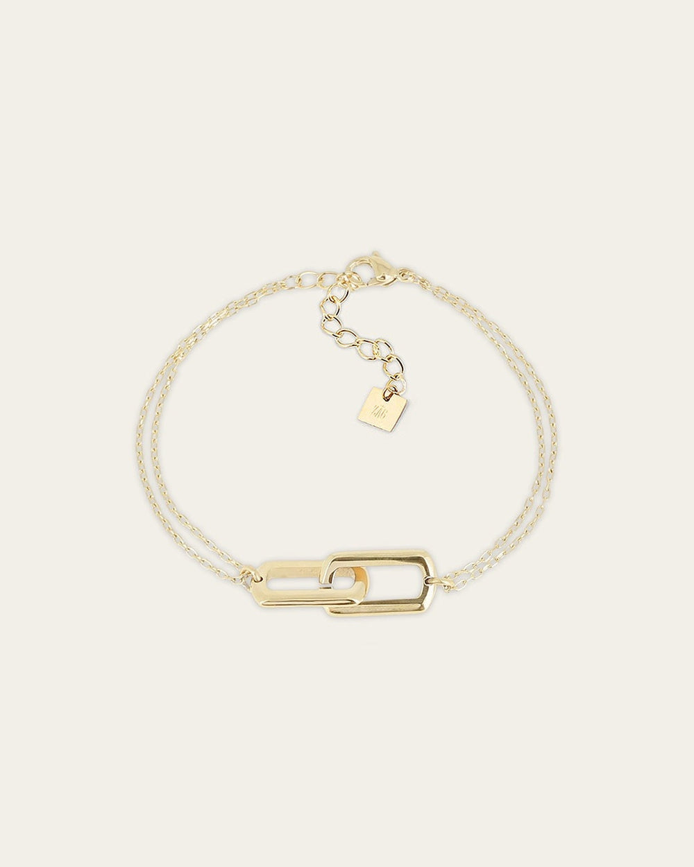 Bracelet Gamma (Acier doré)