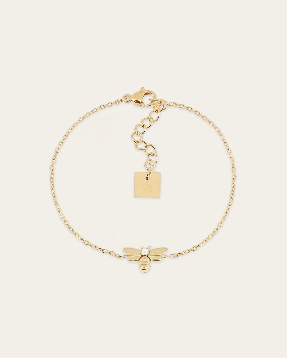 Bracelet Abeja (Acier doré)