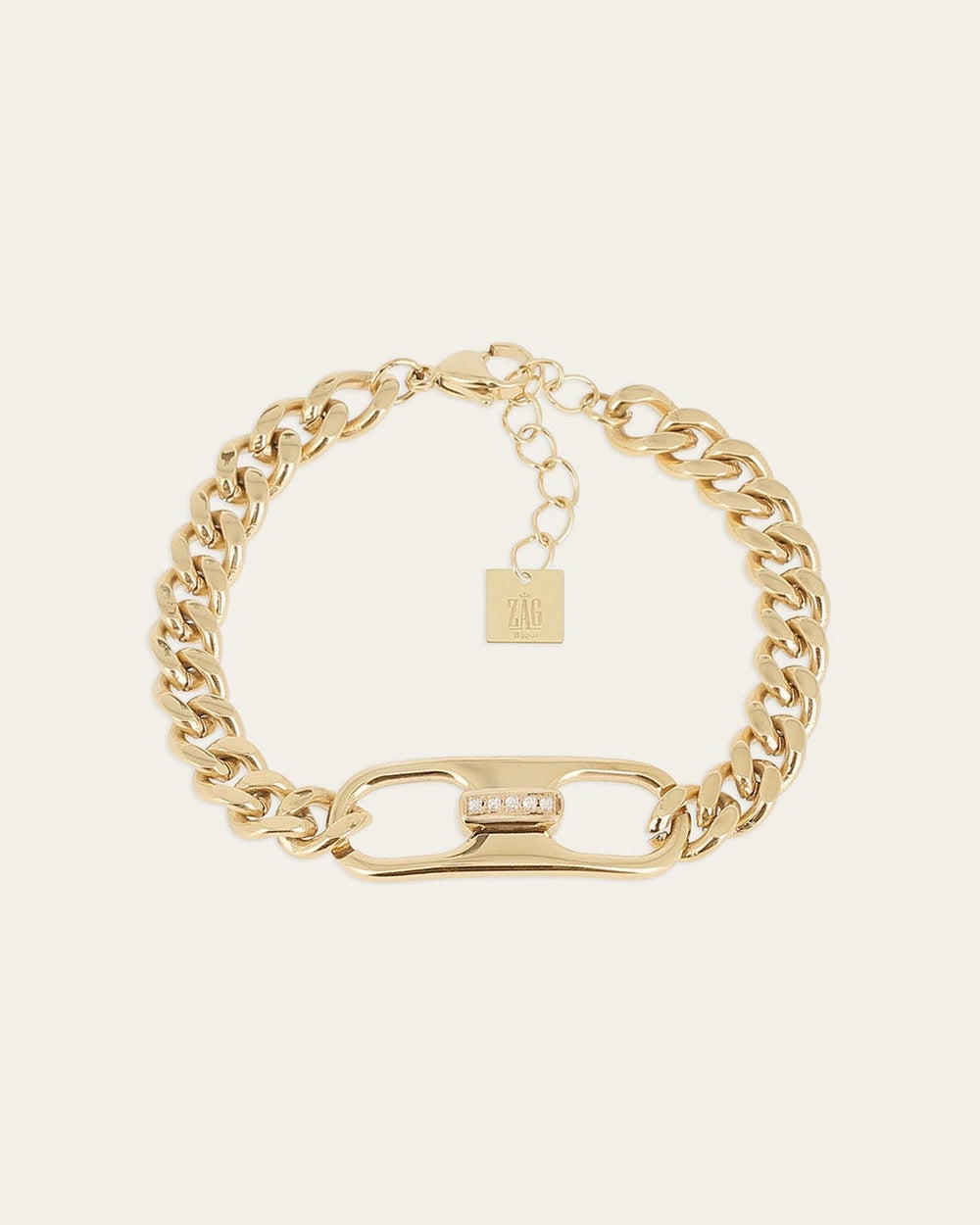Bracelet Oxya (Acier doré)