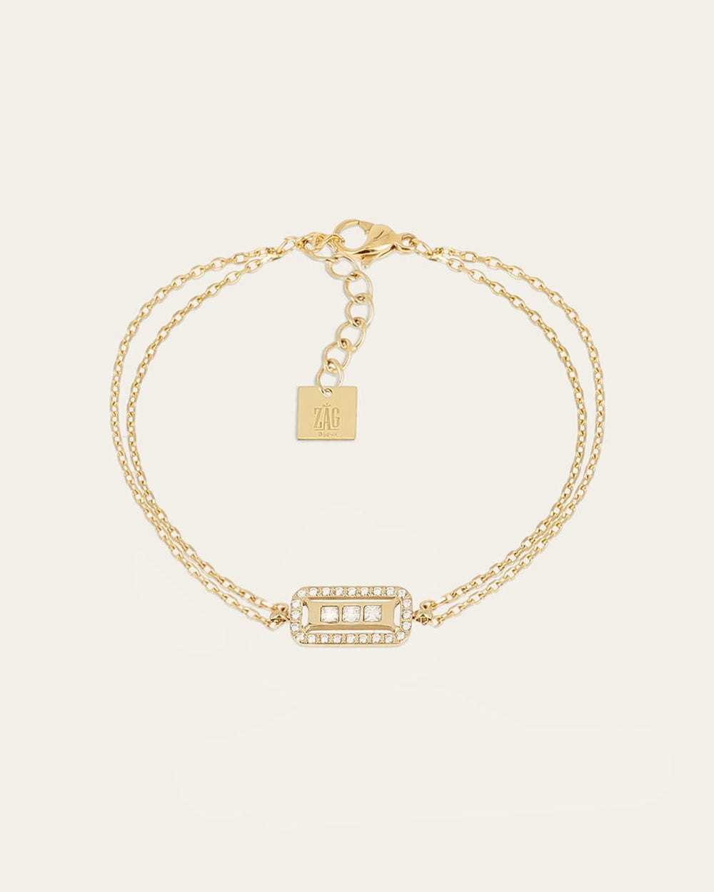 Bracelet Cléophée (Acier doré)