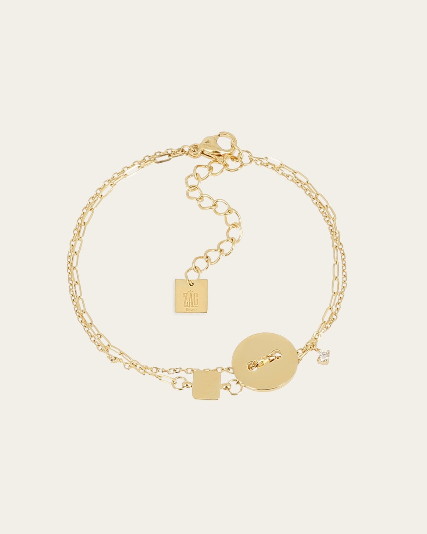 Bracelet Indira (Acier doré)