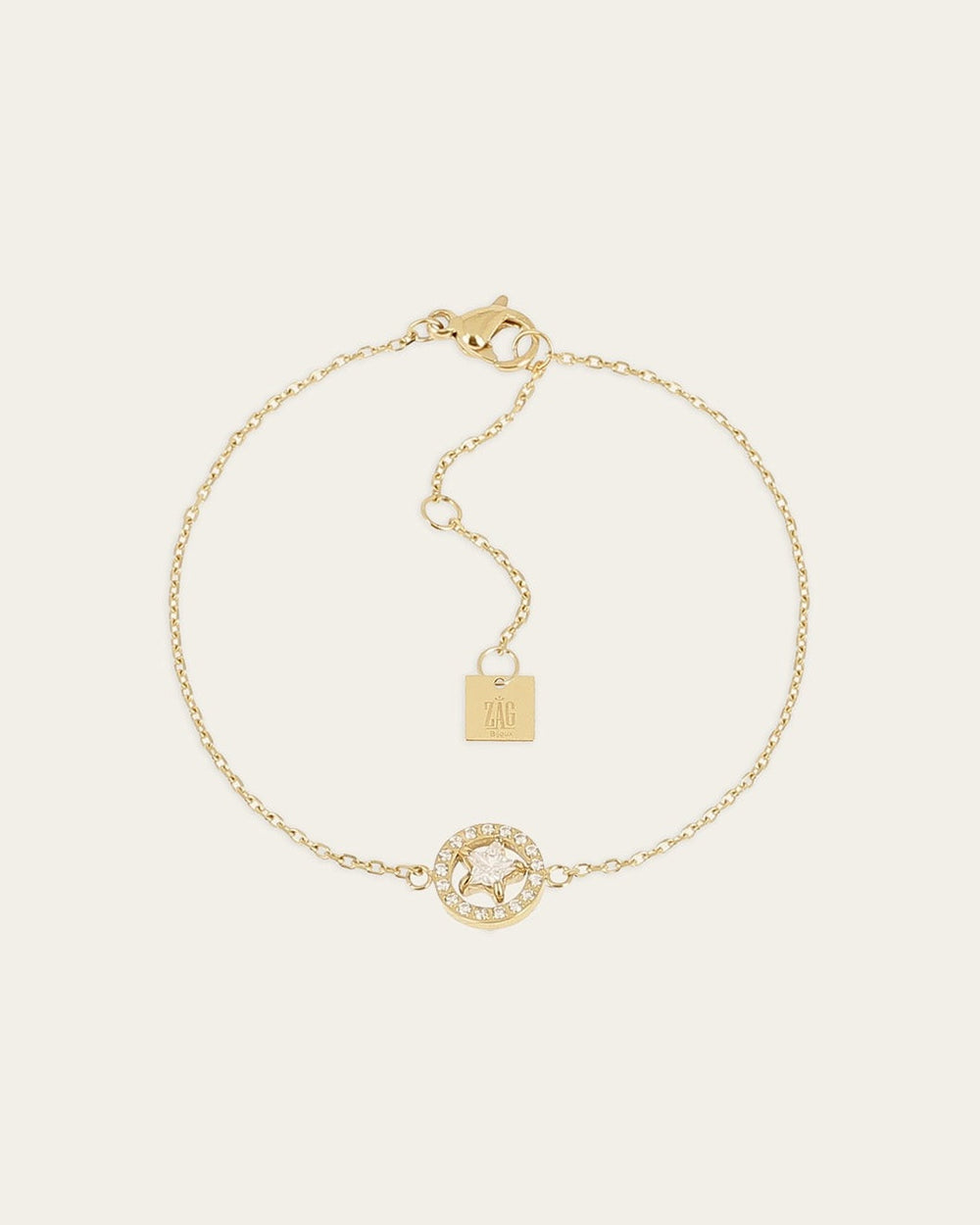 Bracelet Alvéria (Gold-plated steel)