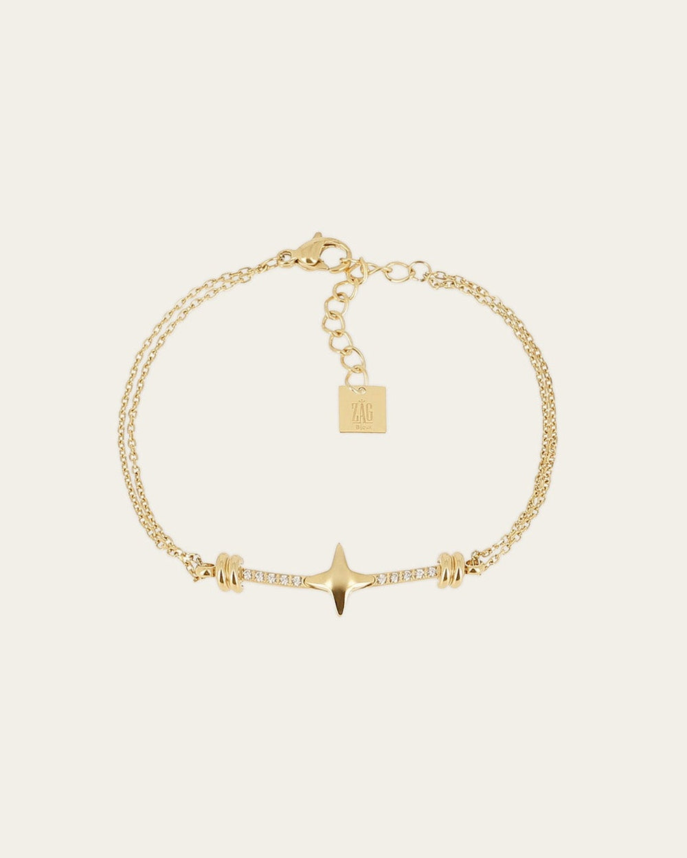 Erbajolo Bracelet (Gold-plated steel)