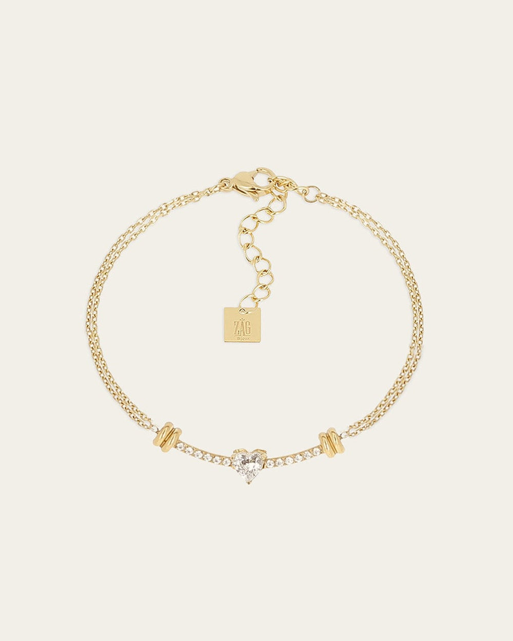 Salin Bracelet (Gold-plated steel)