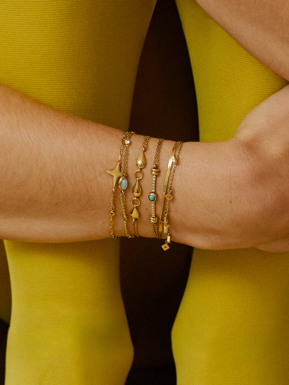 Tandalo Bracelet (Gold-plated steel