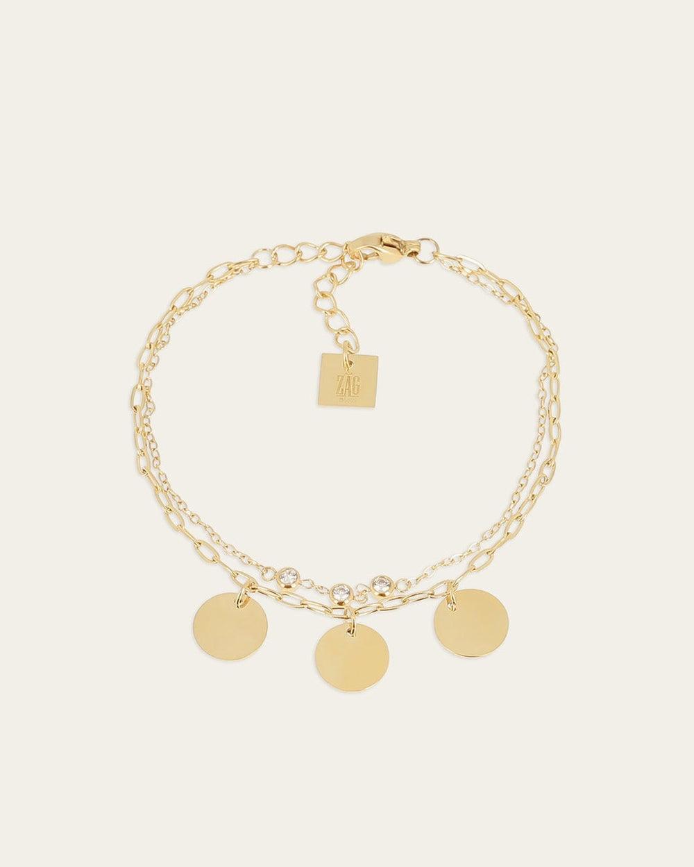 Bracelet Tergu (Acier doré)