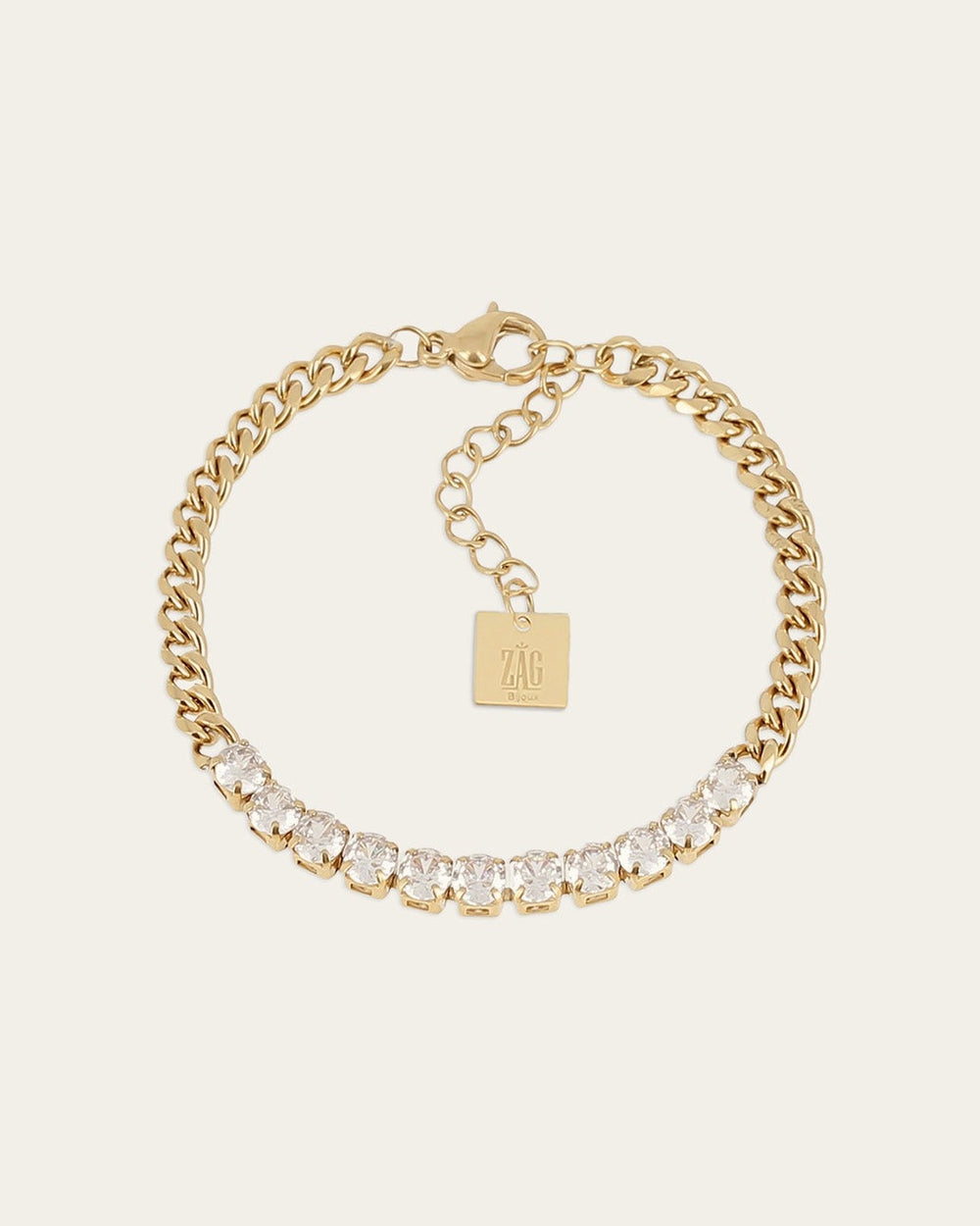 Bracelet Paléna (Gold-plated steel)